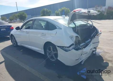 2019 Honda Accord Hybrid из США, поврежденный, VIN 1HGCV3F12KA000418